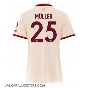 Bayern Munich Thomas Muller #25 Kolmaspaita Naisten 2024-25 Lyhythihainen